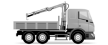 Camion avec grue de chargement